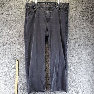 Old Navy Jeans Mens 42x32 Black Original Loose Built-In Tough